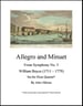 Allegro and Minuet for Flute Quartet